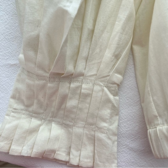 New Sea New York Thora Thread Pull Puff Blouse Size Small - Picture 10 of 12